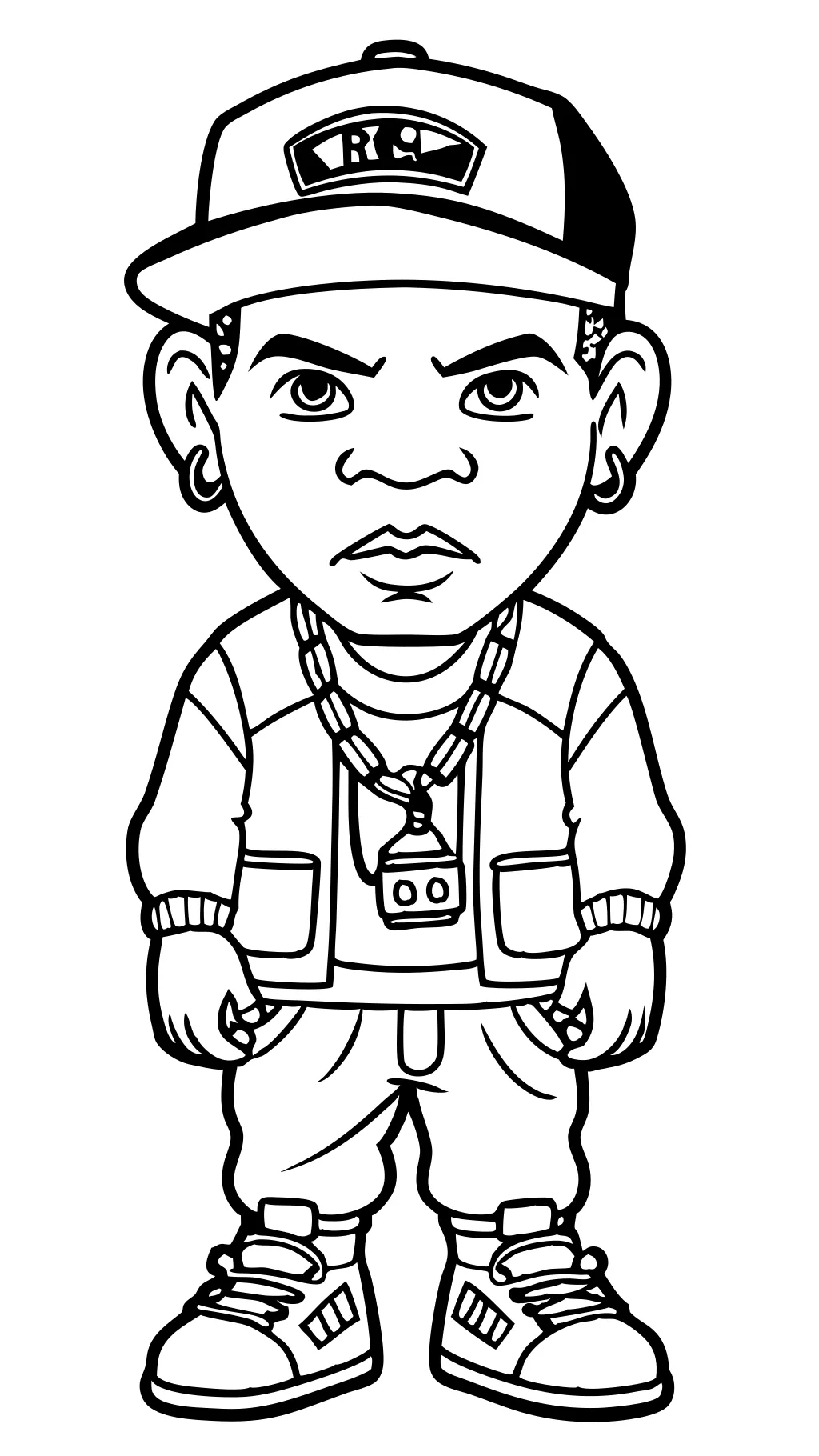 rapper coloring pages